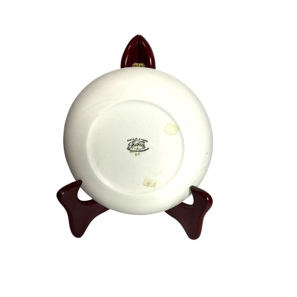 Vintage Argentina Hand Painted Decorative Artist Signed Plate With Andean Couple - Picture 5 of 6